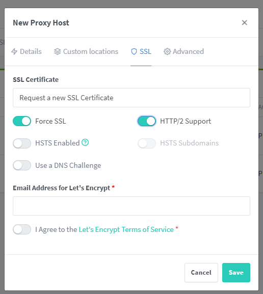 proxy-manager-ssl