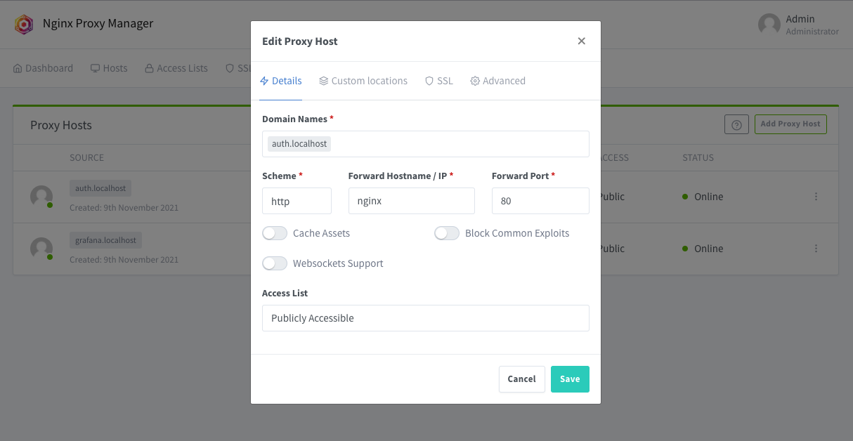 nginx-host